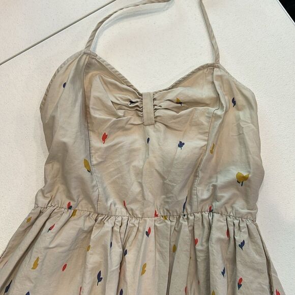 Urban outfitters pins and needles Floral halter romper, dress size medium - Picture 2 of 9